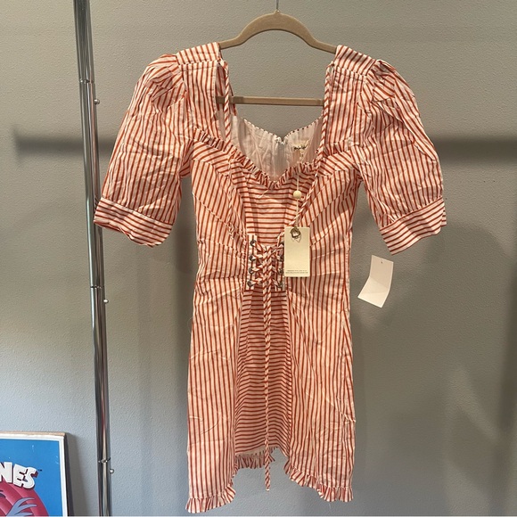 For love & lemons  Women's Striped Dress - Picture 7 of 8